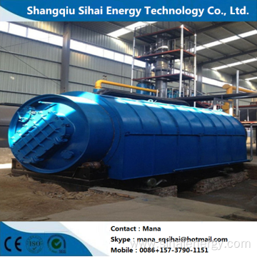 Small pyrolysis machine to fuel oil with 380V